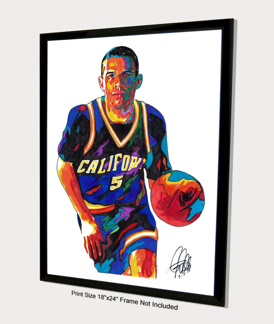 Jason Kidd Golden Bears Basketball Sports Poster Print Wall Art 18x24