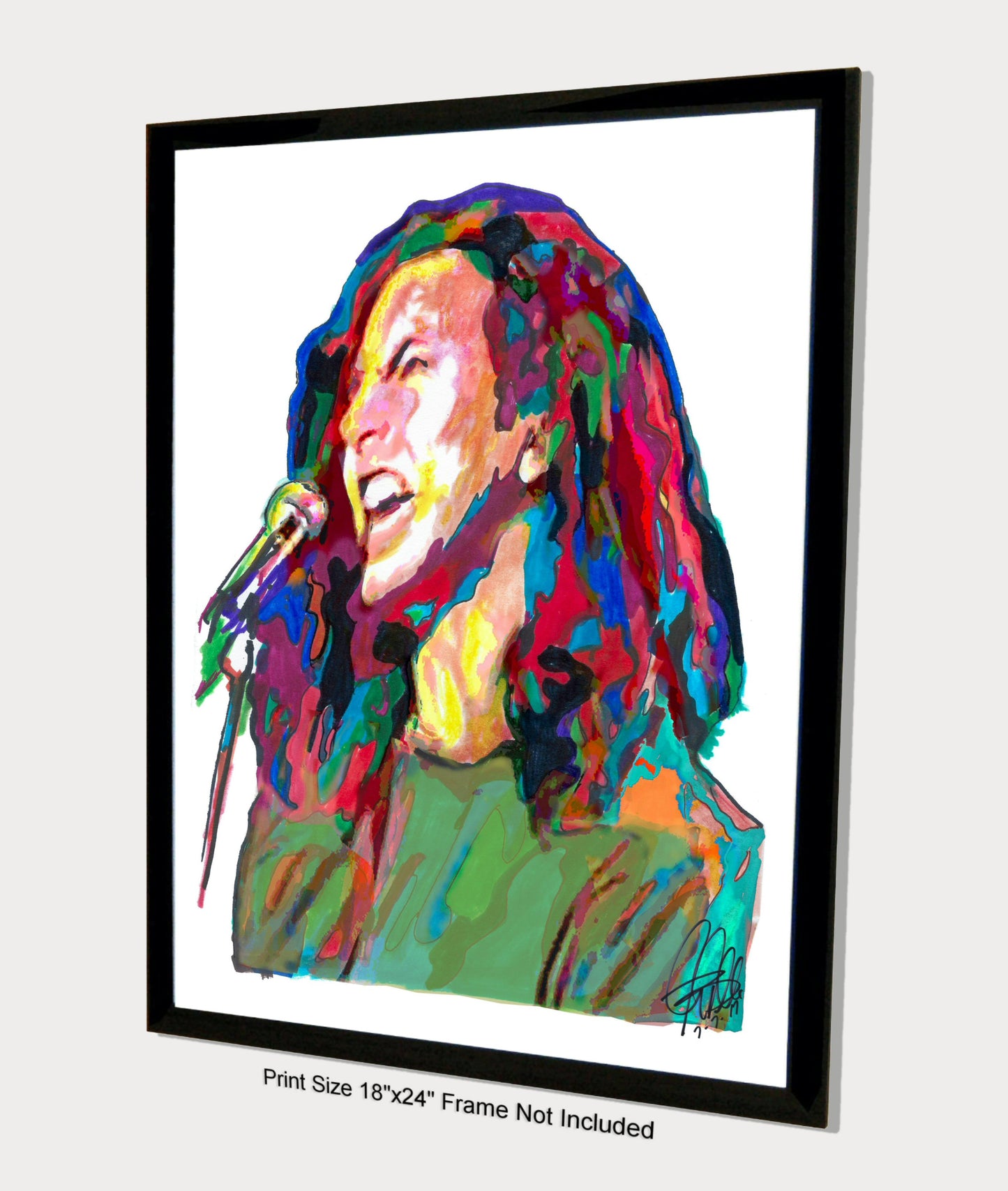 Eddie Vedder Pearl Jam Rock Music Poster Print Wall Art 18x24