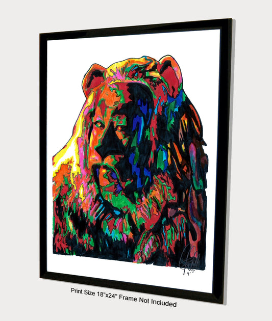 Cowardly Lion The Wizard of Oz Poster Print Wall Art 18x24