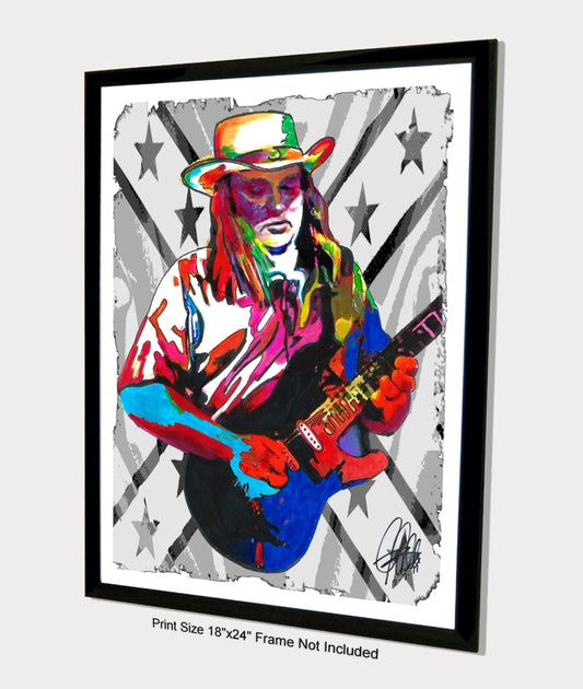 Ed King Lynyrd Skynyrd Guitar Rock Music Poster Print Wall Art 18x24