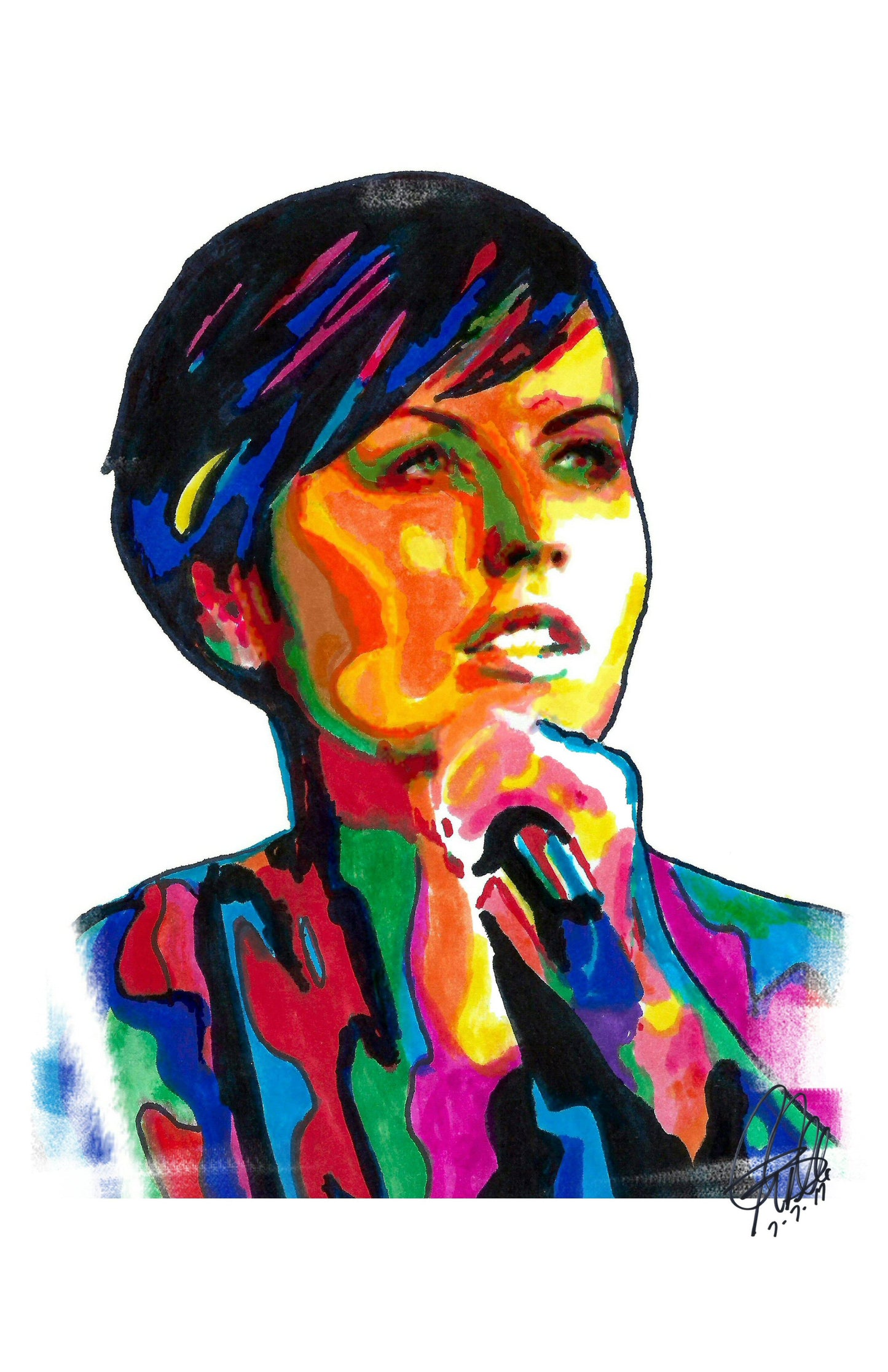 Dolores ORiordan The Cranberries Singer Rock Music Poster Print Wall Art 11x17