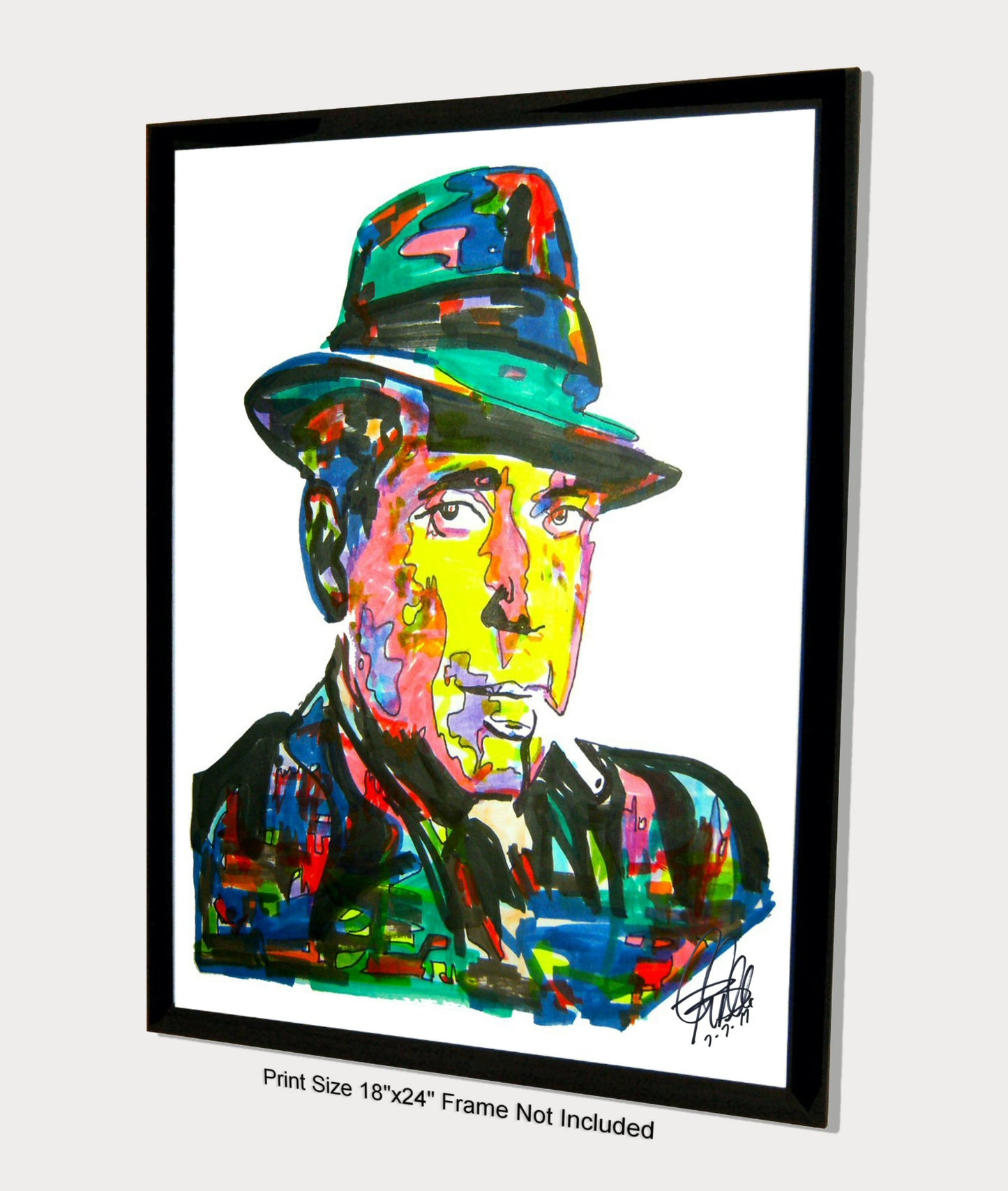 Humphrey Bogart Actor Poster Print Wall Art 18x24