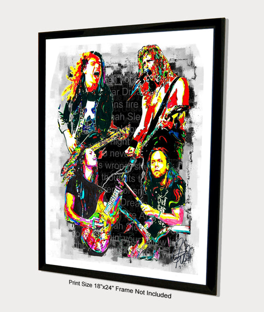 Metallica Heavy Metal Hard Rock Music Print Poster Wall Art 18x24