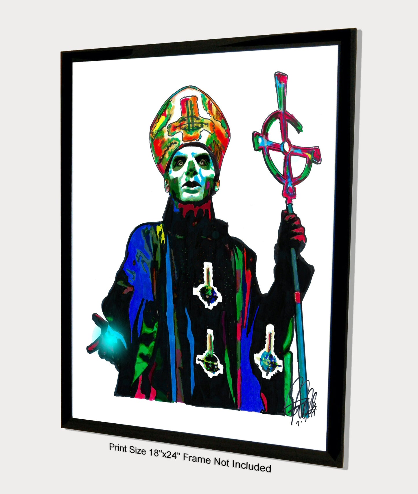 Papa Emeritus III Ghost Metal Rock Music Print Poster Wall Art 18x24