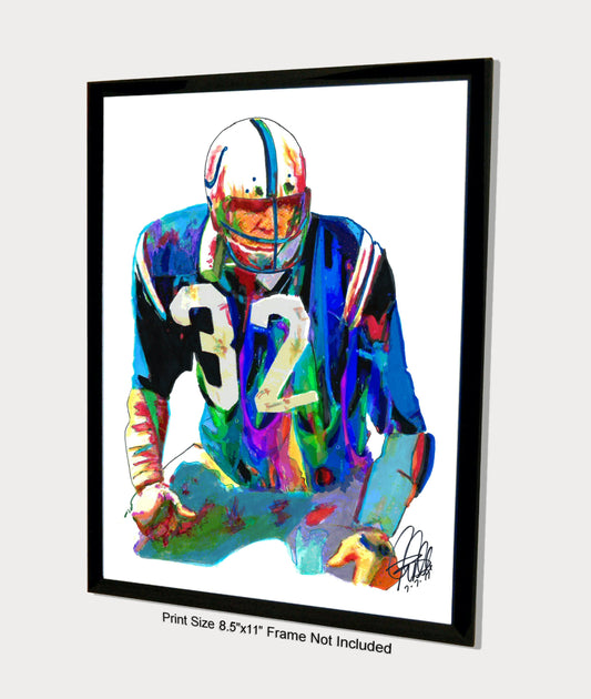 Mike Curtis Baltimore Colts MLB Football Sports Poster Print Wall Art 8.5x11