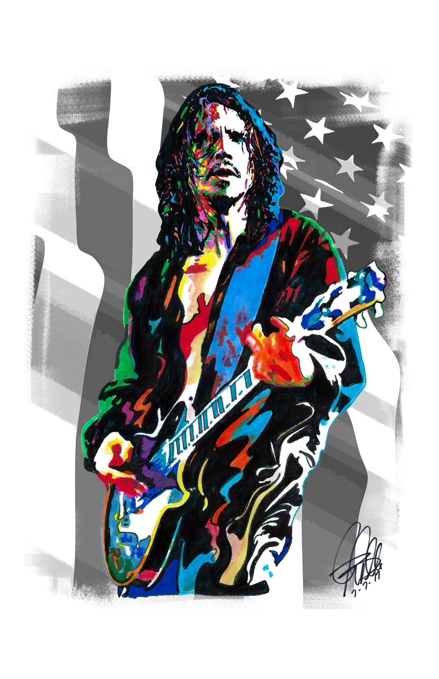 Chris Cornell Soundgarden Singer Hard Rock Music Poster Print Wall Art 11x17