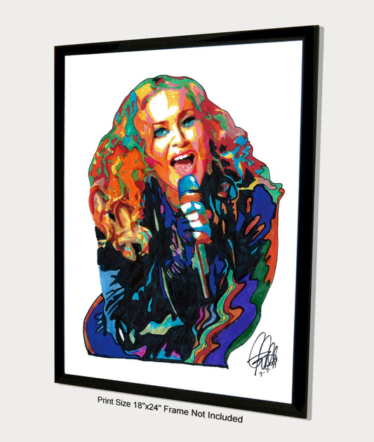 Madonna Singer Dance Pop Rock Music Print Poster Wall Art 18x24