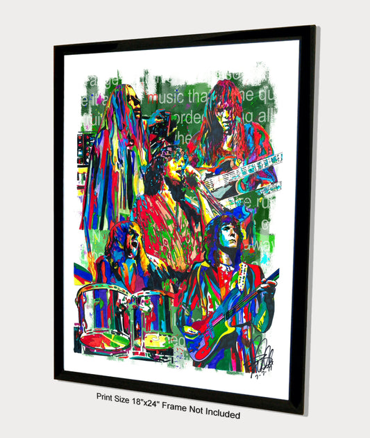 Yes Progressive Classic Rock Music Poster Print Wall Art 18x24