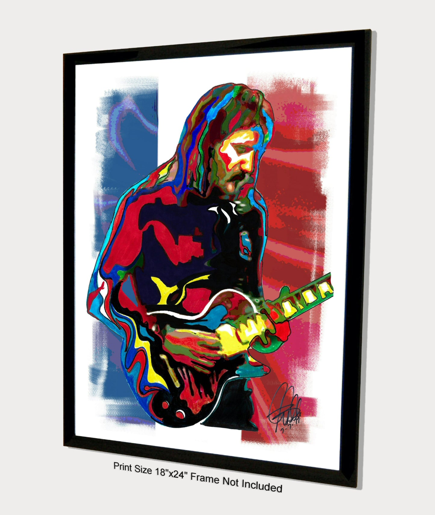 Jan Akkerman Focus Guitar Hard Rock Music Poster Print Wall Art 18x24