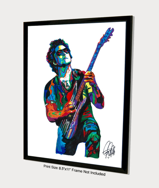 Synyster Gates Avenged Sevenfold Guitar Metal Music Print Poster Wall Art 8.5x11