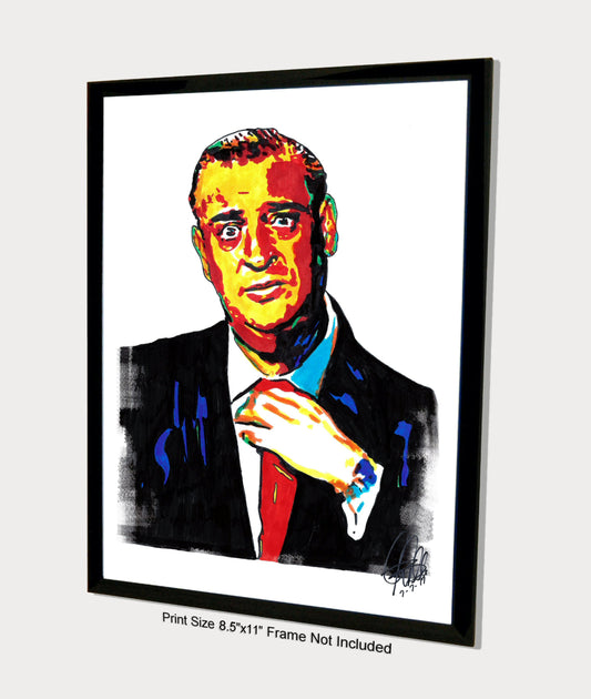 Rodney Dangerfield Stand Up Comedy Poster Print Wall Art 8.5x11