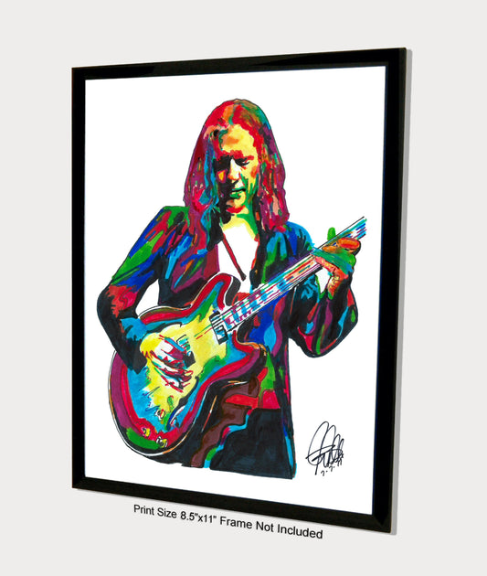 Robben Ford LA Express Yellowjackets Guitar Music Poster Print Wall Art 8.5x11