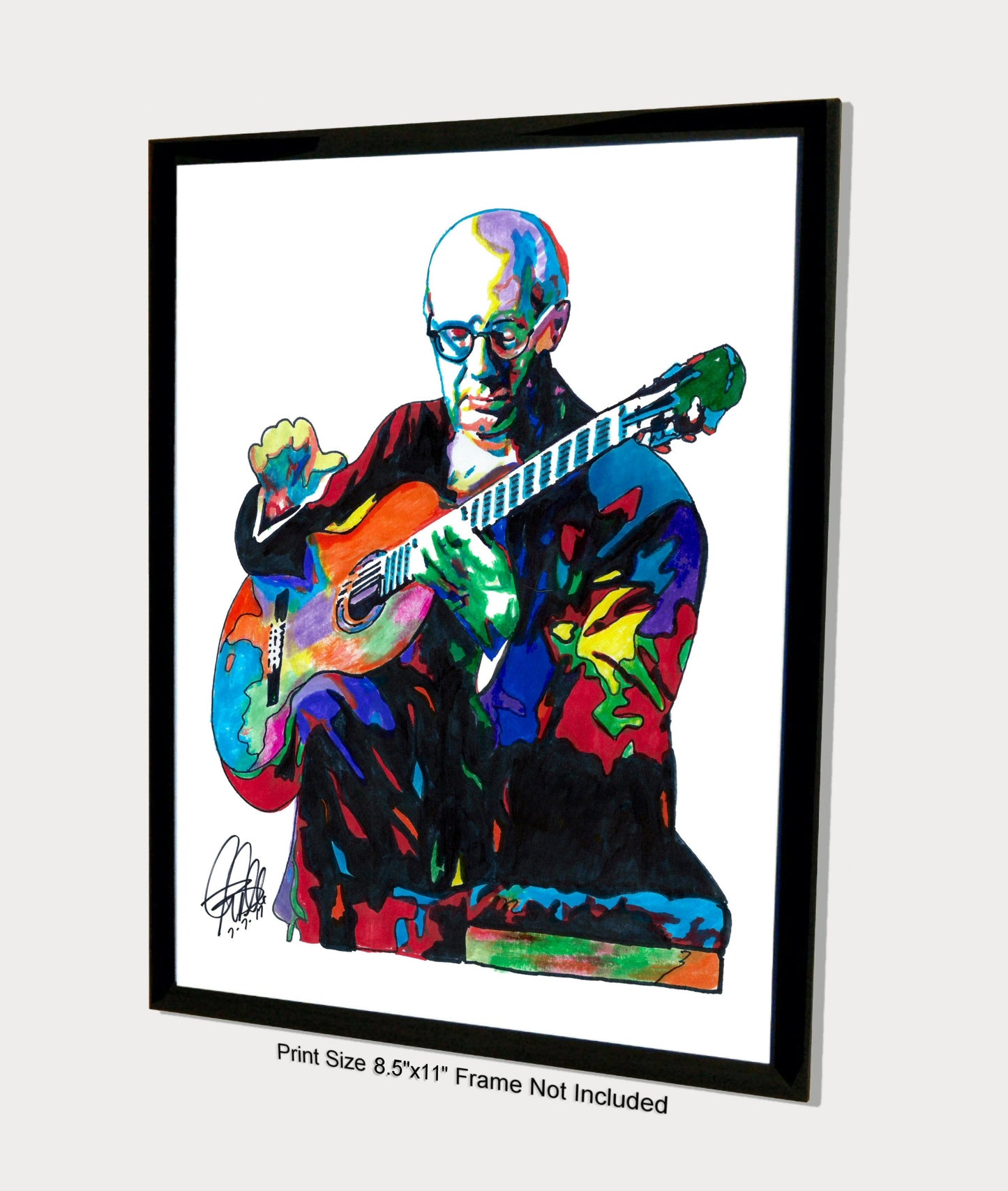 Andres Segovia Classical Spanish Guitar Music Poster Print Wall 8.5x11