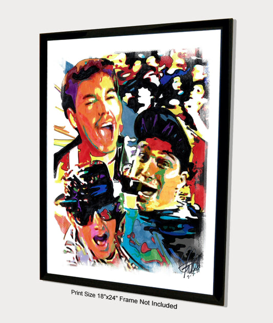 Beastie Boys Hip Hop Rap Rock Music Poster Print Wall Art 18x24