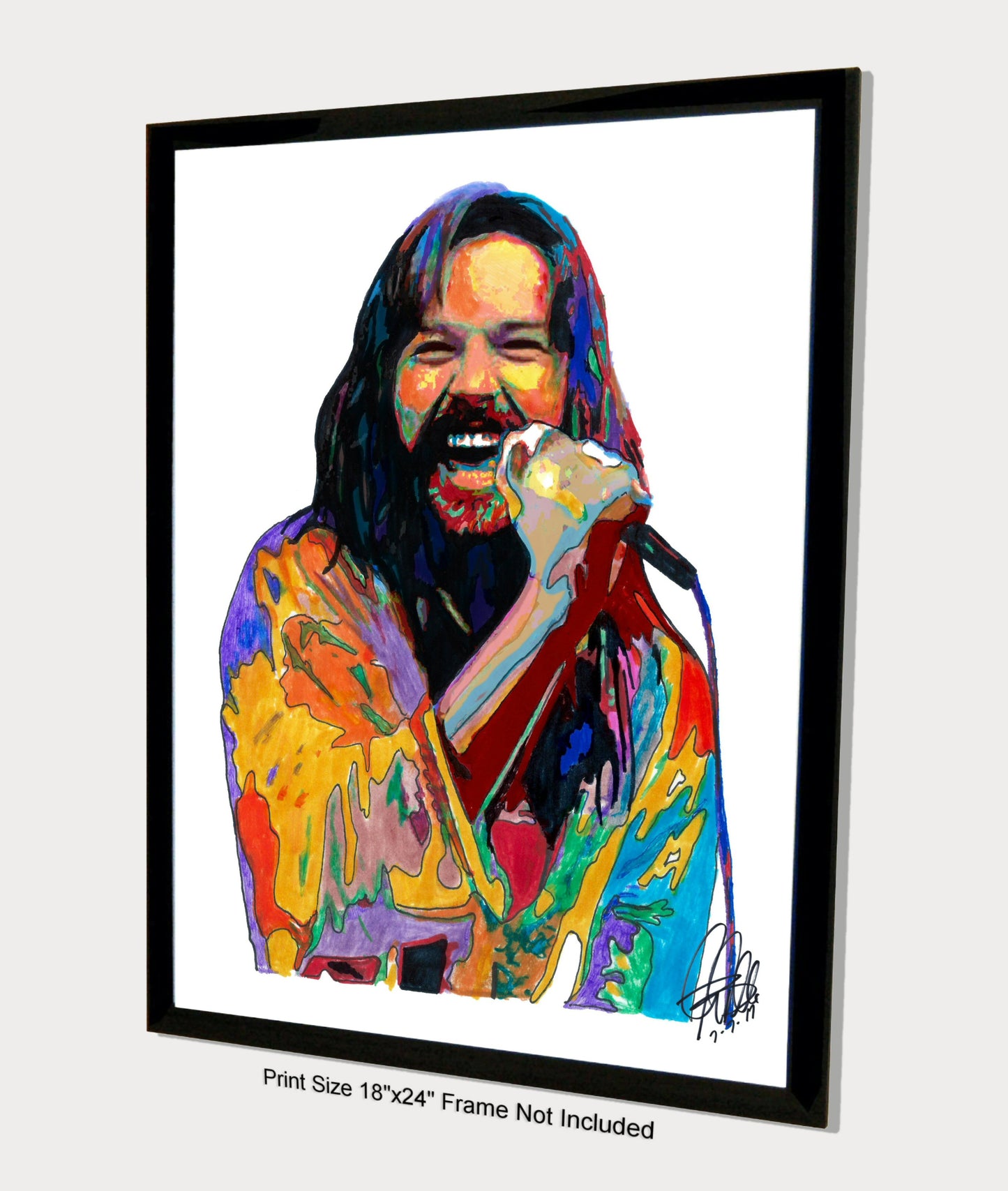 Bob Seger Silver Bullet Band Singer Rock Music Poster Print Wall Art 18x24