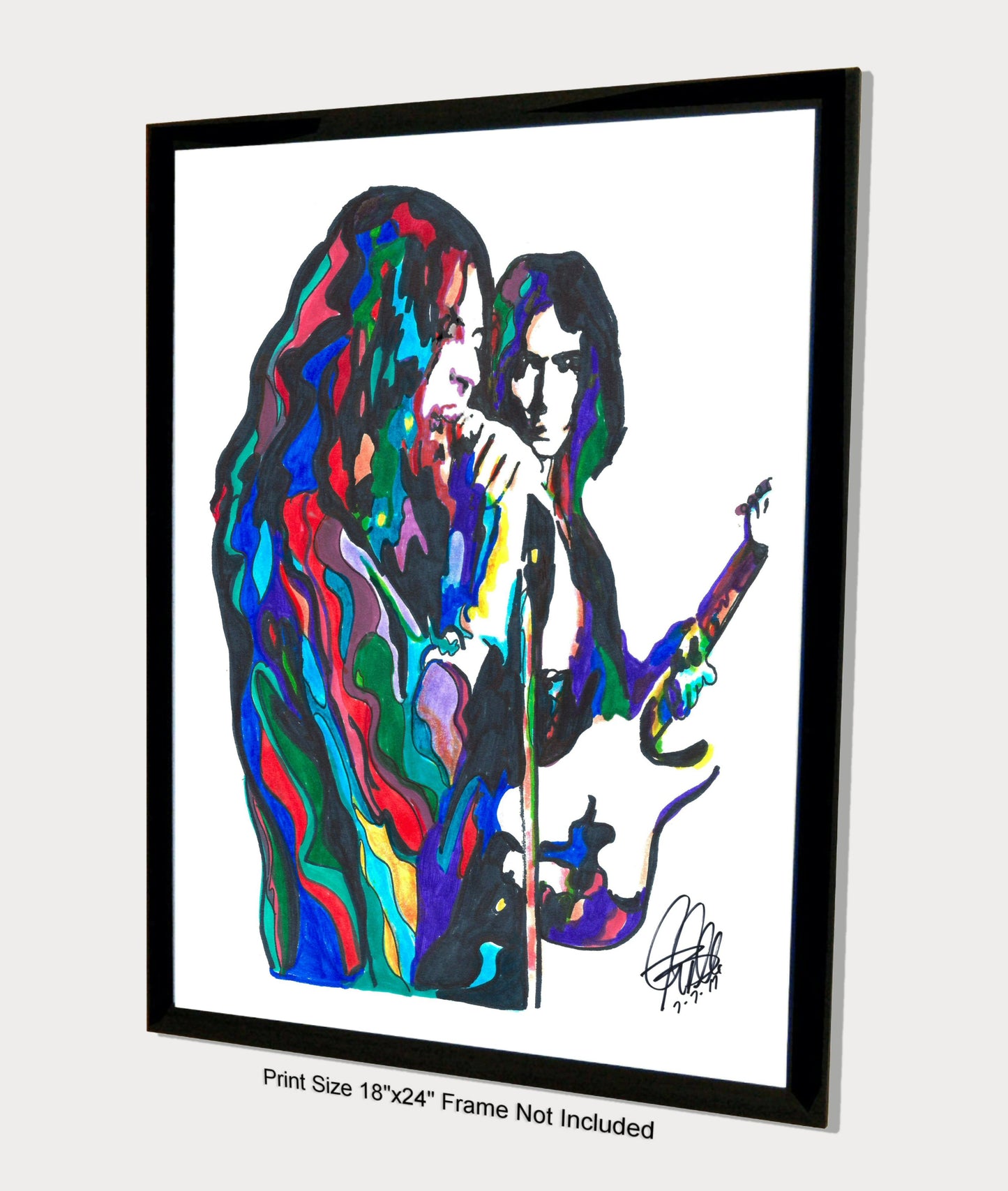 Ian Gillan Ritchie Blackmore Deep Purple Rock Music Poster Print Art 18x24