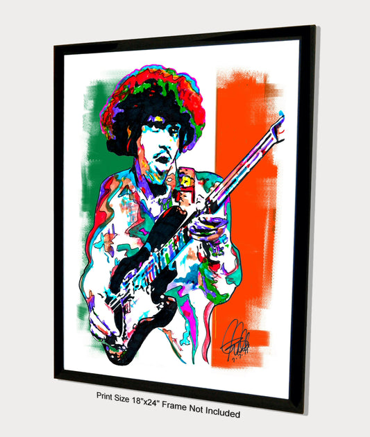 Phil Lynott Thin Lizzy Singer Hard Rock Music Poster Print Wall Art 18x24