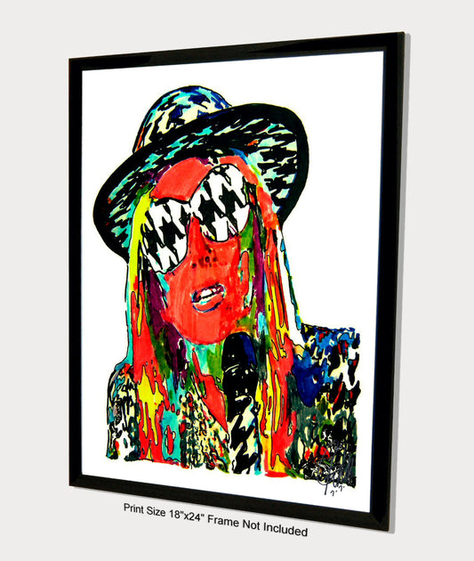 Lady Gaga Singer Pop Music Poster Print Wall Art 18x24