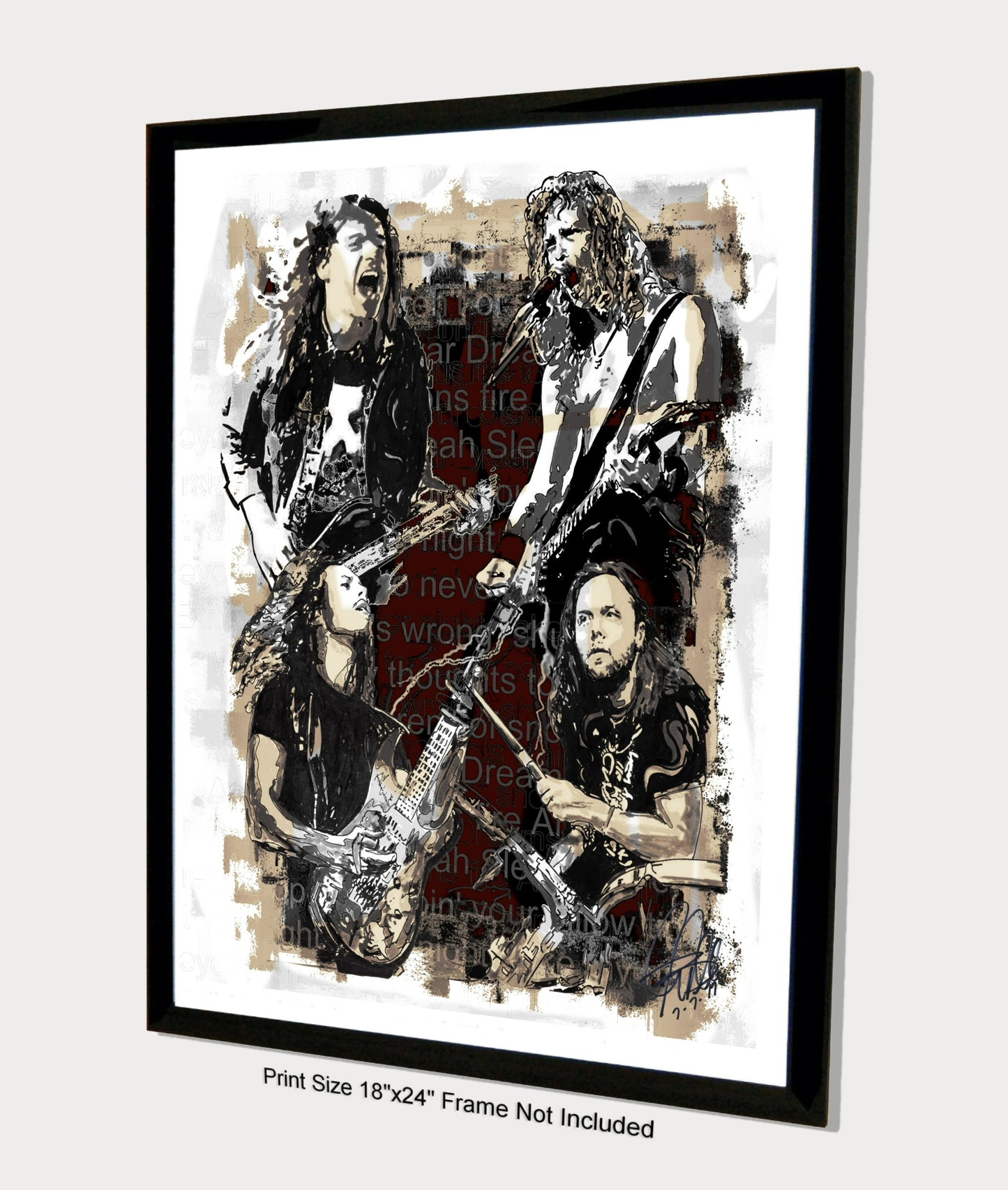 Metallica Heavy Metal Rock Music Print Poster Wall Art 18x24