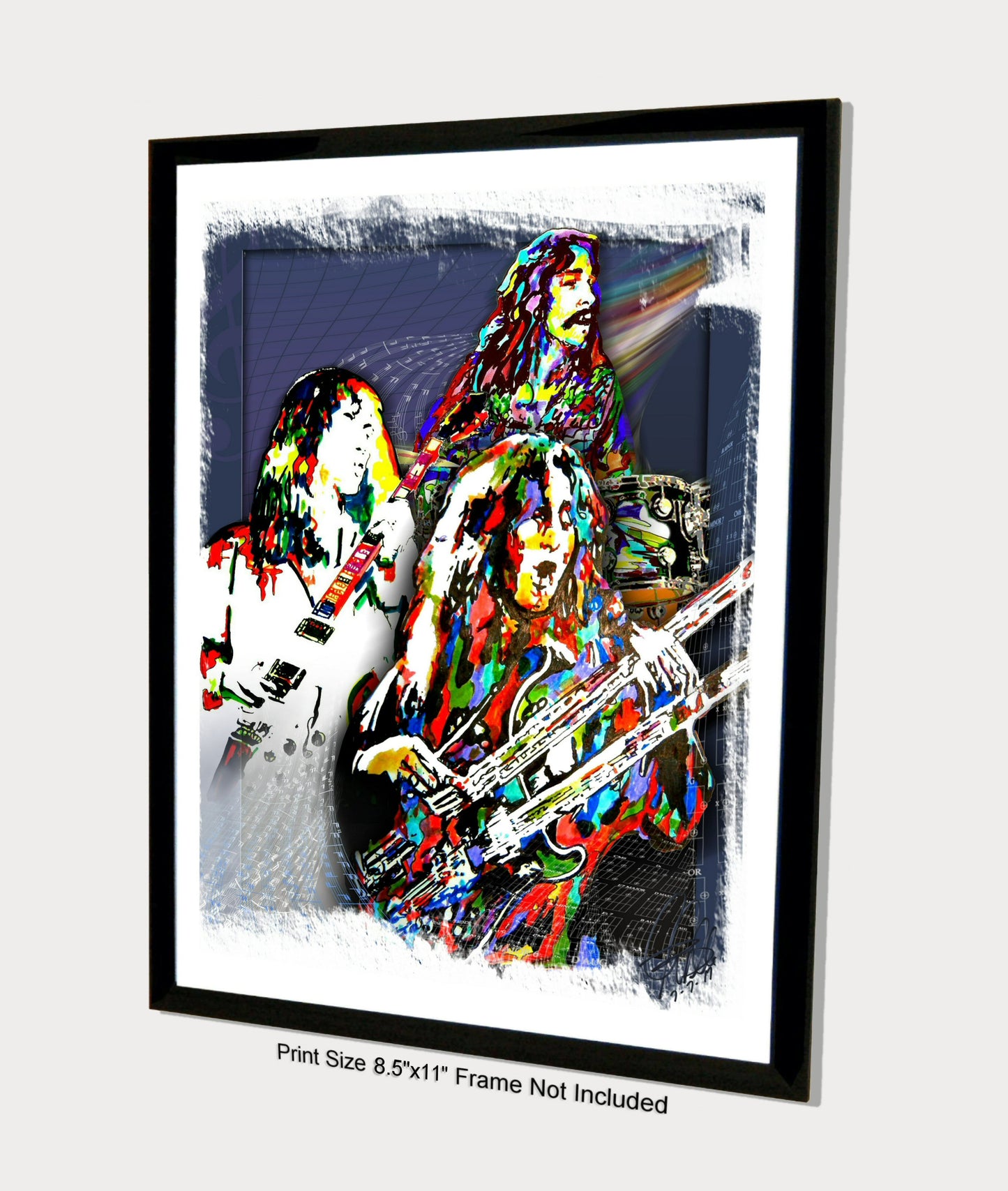 Rush Rock Music Poster Print Wall Art 8.5x11