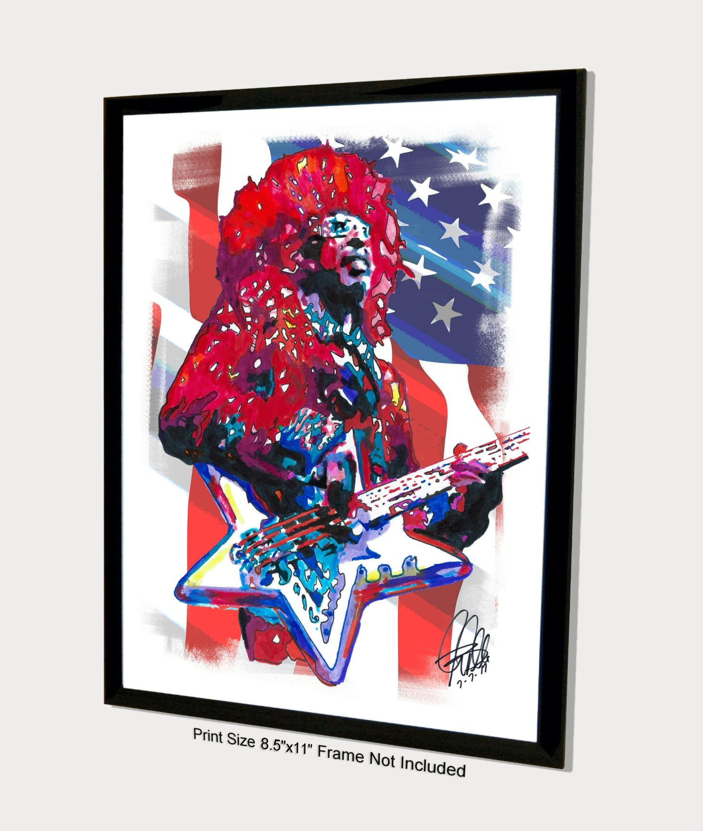 Bootsy Collins Parliament Funkadelic Bass Music Print Poster Wall Art 8.5x11