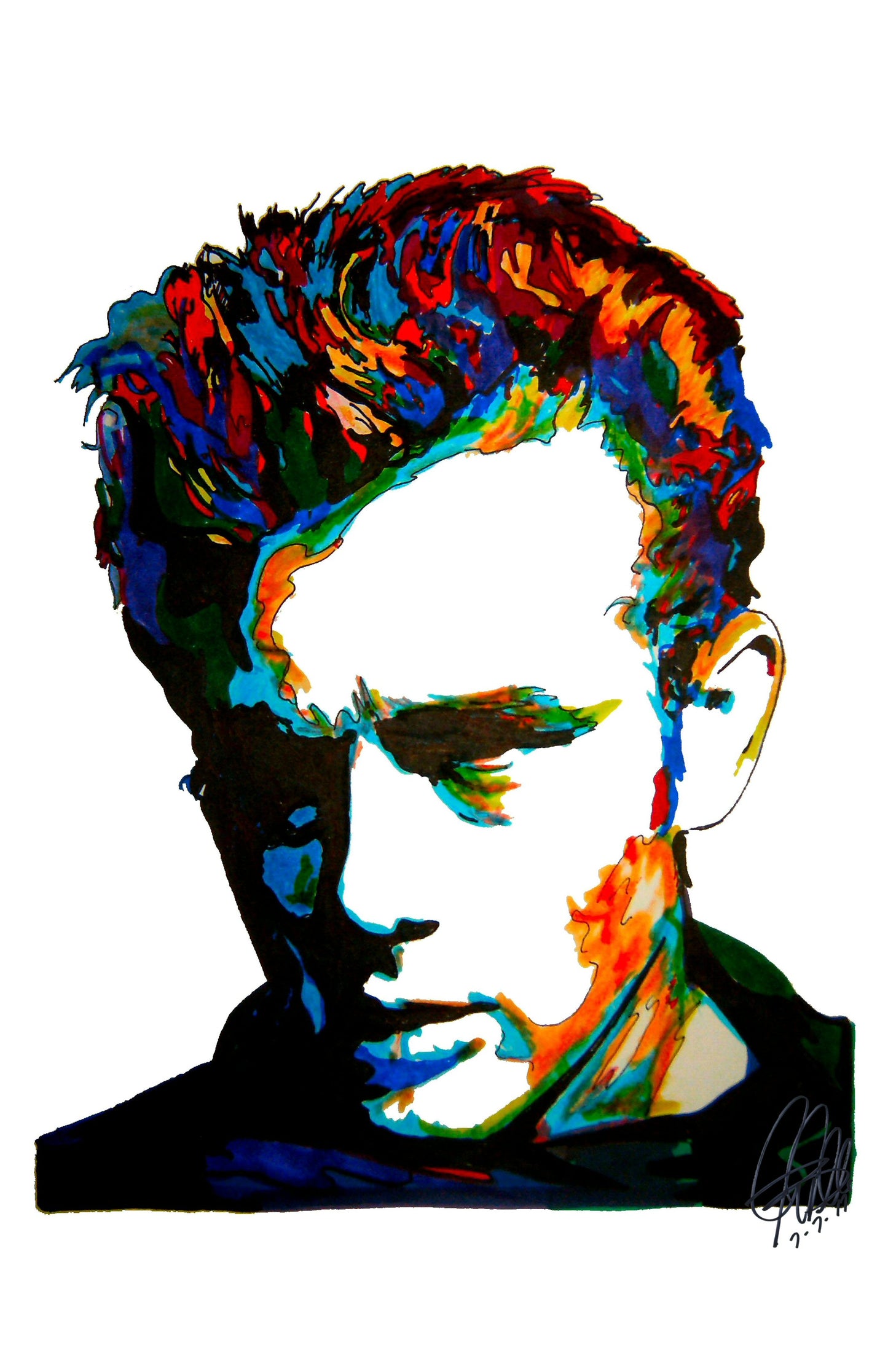 James Dean American Actor Poster Print Wall Art 11x17