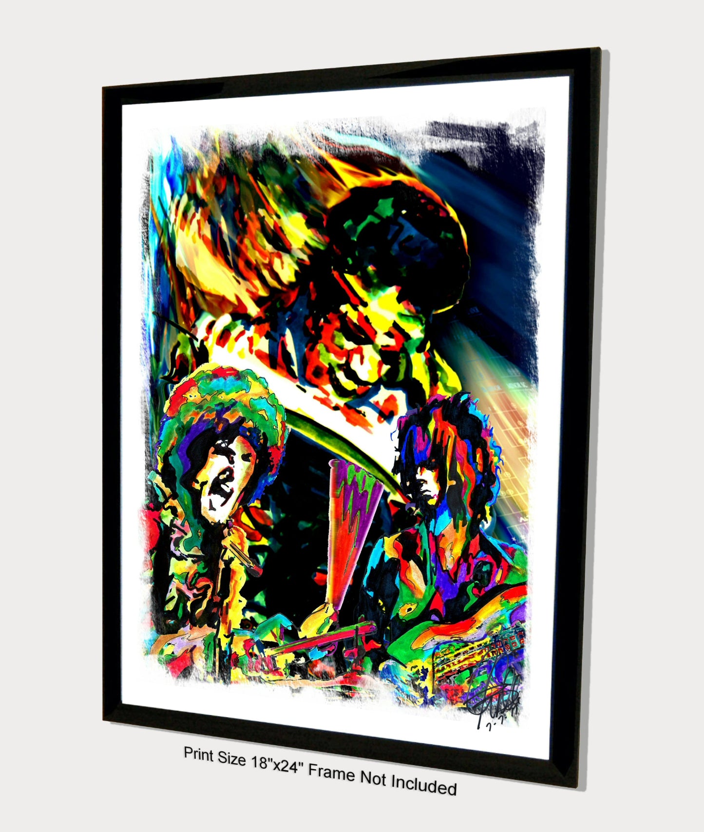 The Jimi Hendrix Experience Blues Hard Rock Music Poster Print Wall Art 18x24