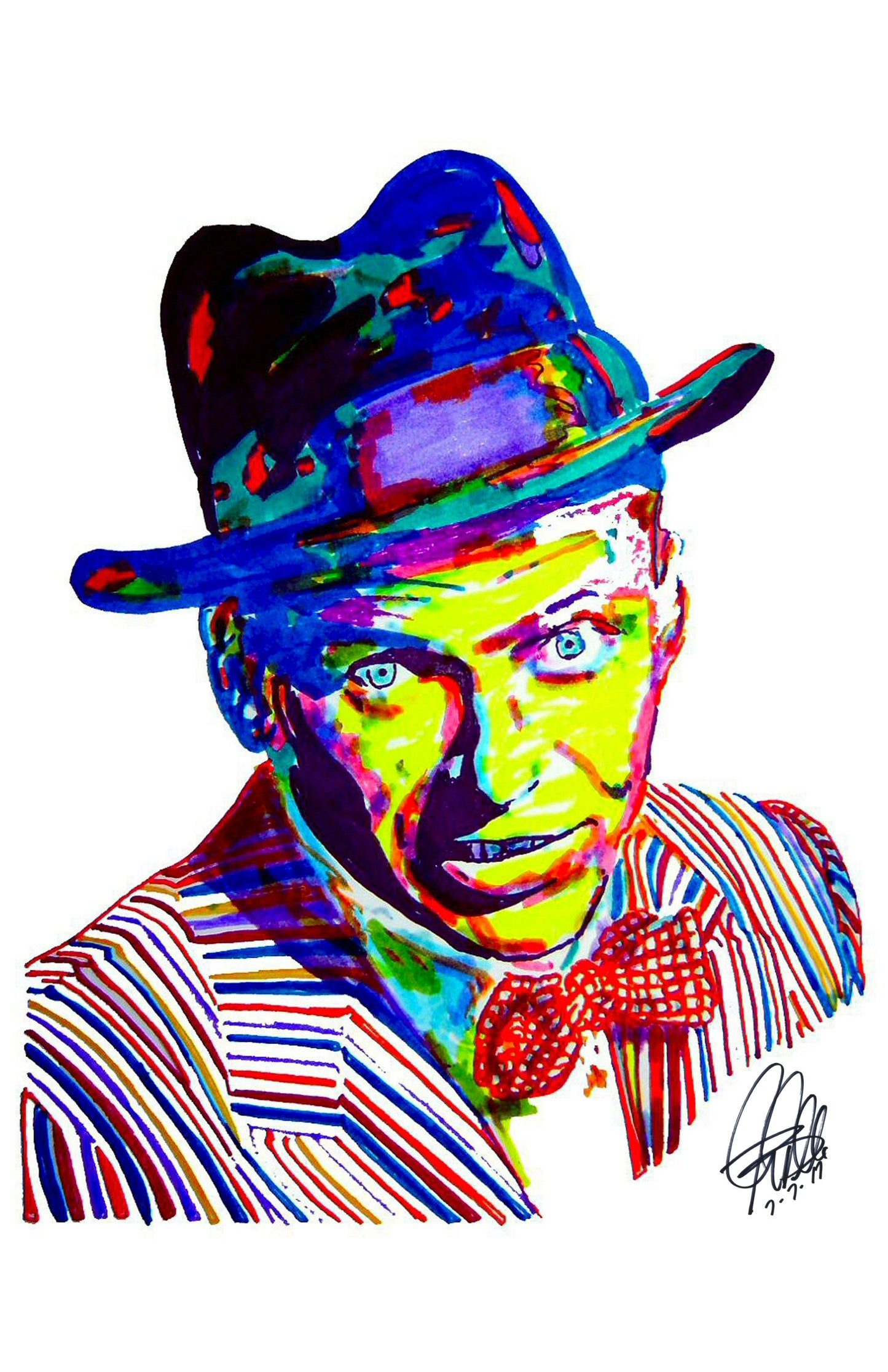 Frank Sinatra Singer Big Band Music Poster Print Wall Art 11x17