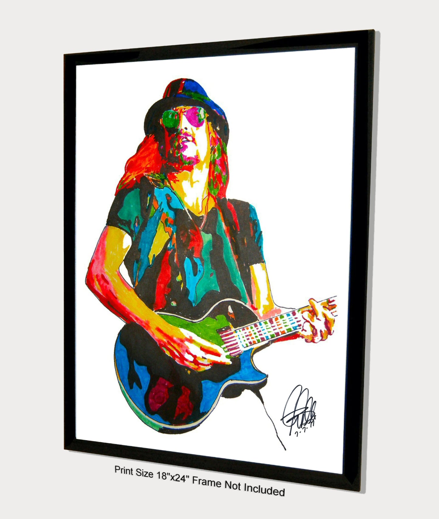 Kid Rock Singer Guitar Rock Music Poster Print Tribute Wall Art 18x24