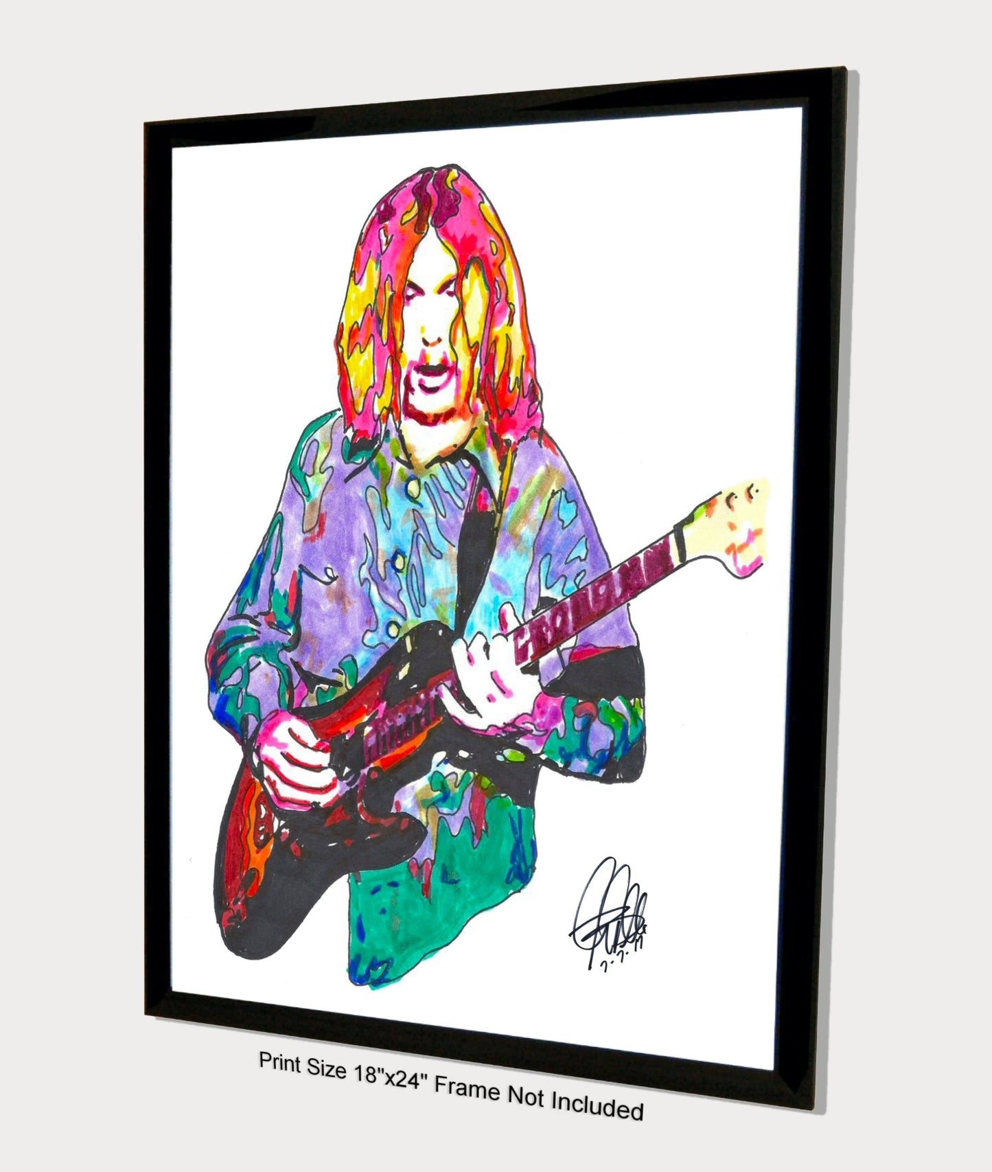 Duane Allman The Allman Brothers Guitar Music Poster Print Wall Art 18x24