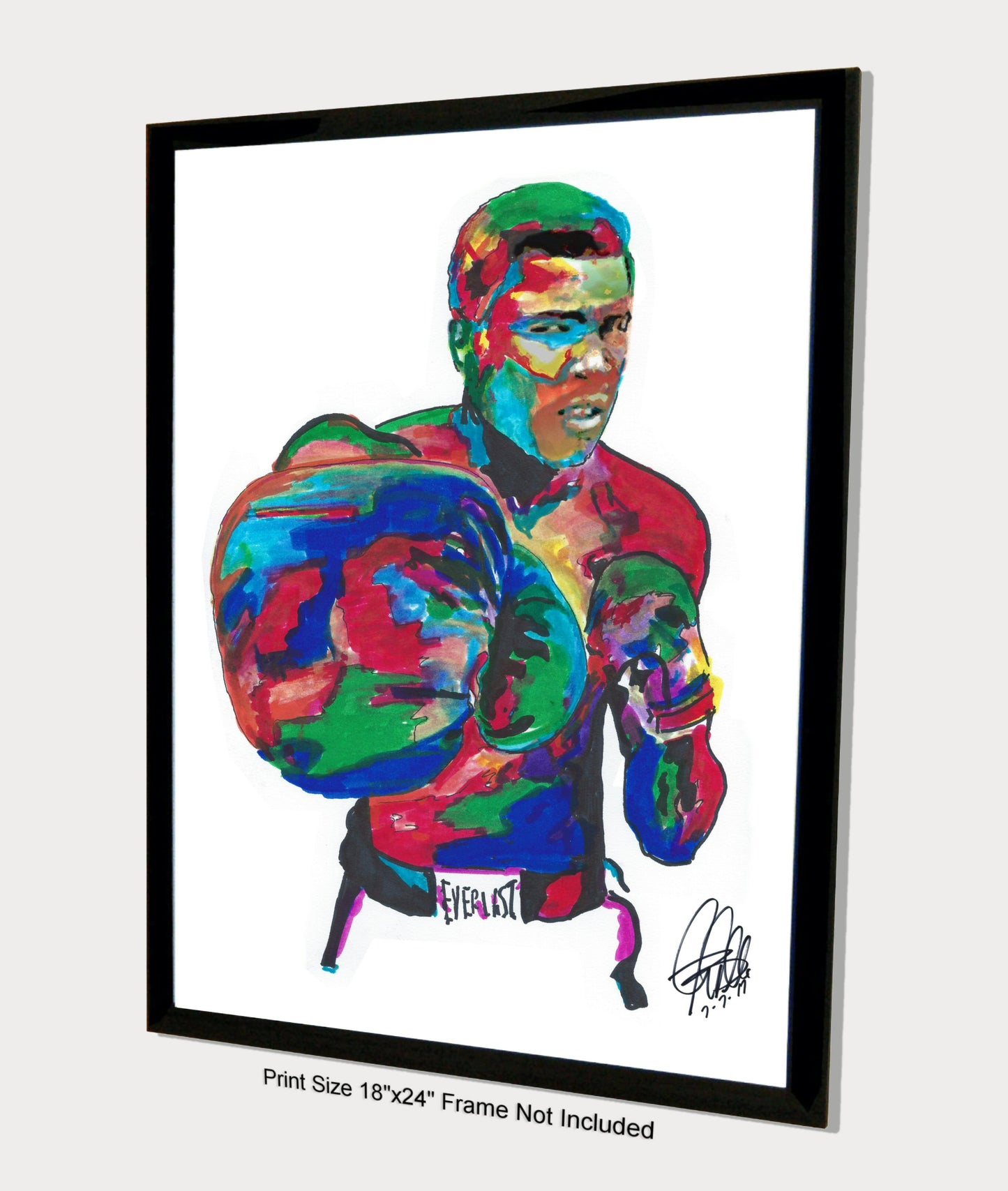 Muhammad Ali Sports Boxing Poster Print Wall Art 18x24