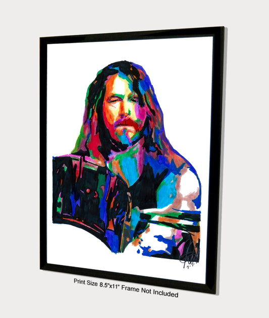 Paul Bostaph Slayer Drums Thrash Metal Rock Music Poster Print Wall Art 8.5x11