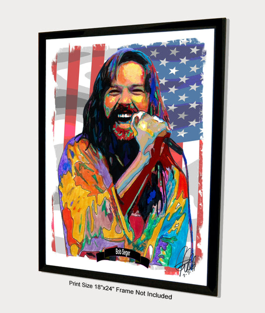 Bob Seger Silver Bullet Band Rock Music Poster Print Wall Art 18x24