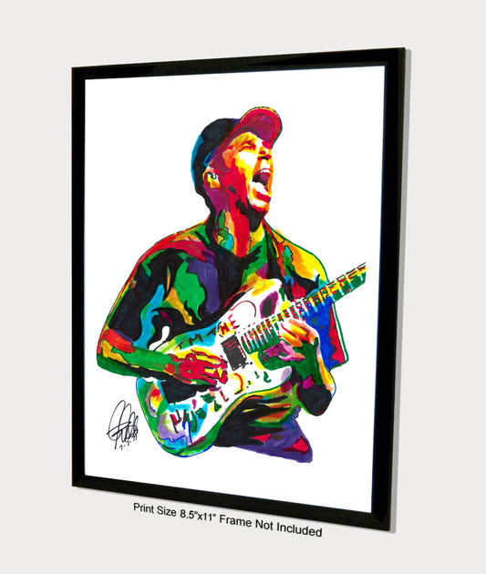 Tom Morello Rage Against the Machine RATM Rock Music Poster Print Wall Art 8.5x11