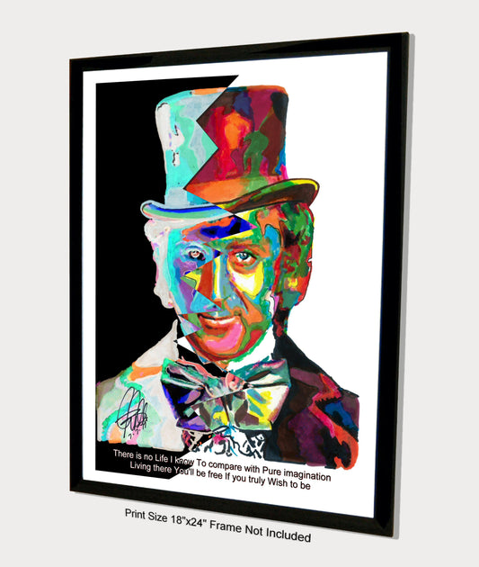 Willy Wonka Gene Wilder Chocolate Factory Movies Poster Wall Art 18x24