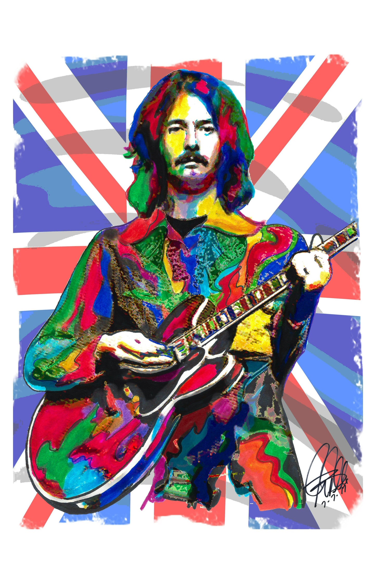 Eric Clapton Cream Blues Rock Guitar Music Poster Print Wall Art 11x17