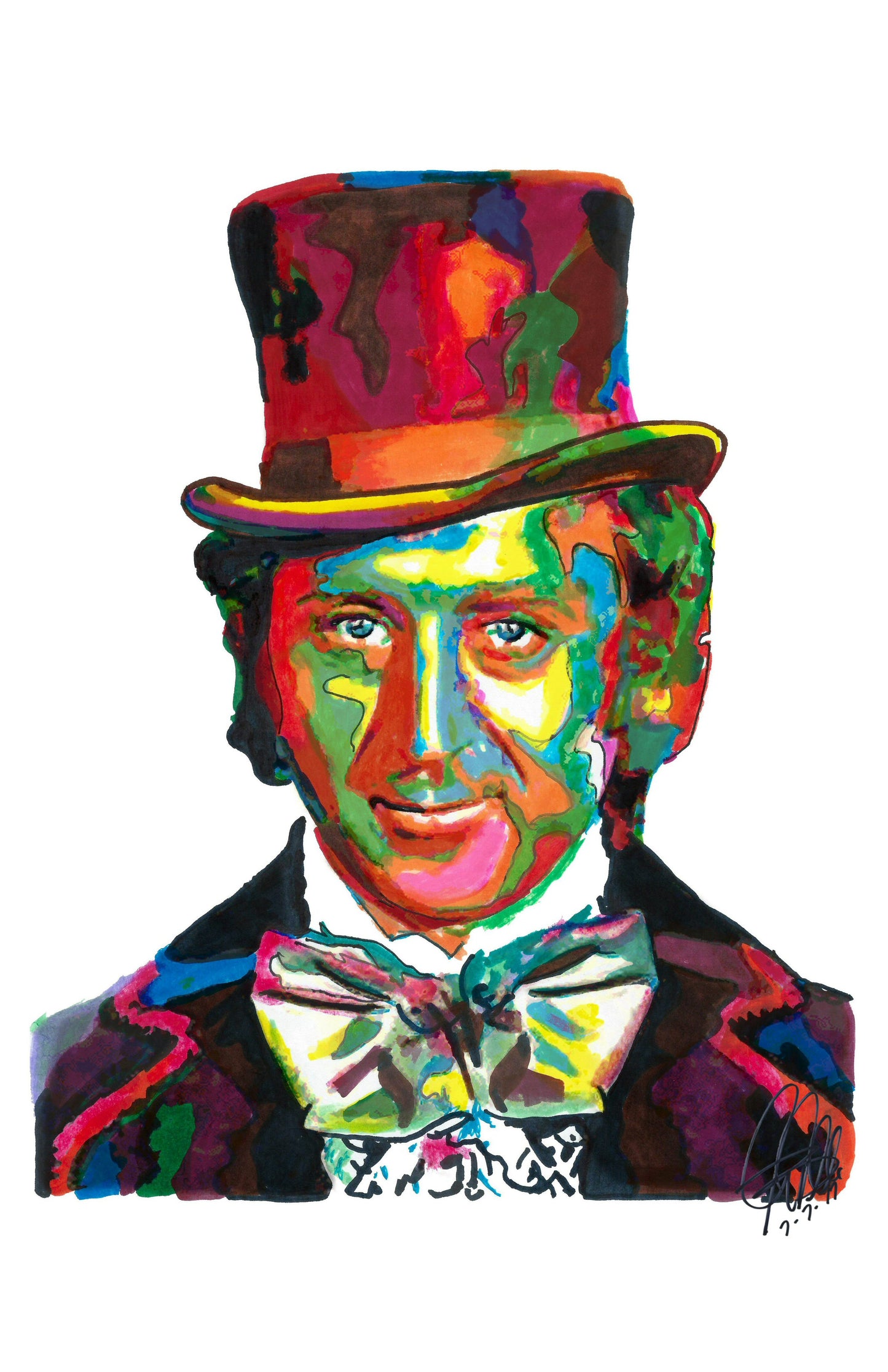 Willy Wonka Gene Wilder Chocolate Factory Movies Print Poster Wall Art 11x17