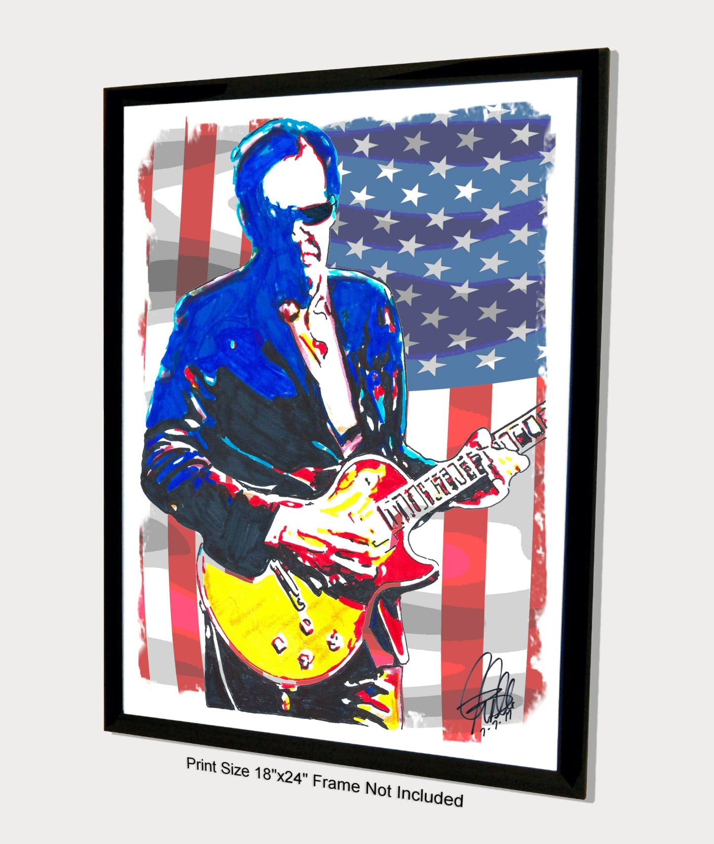 Joe Bonamassa Blues Guitar Music Poster Print Wall Art 18x24