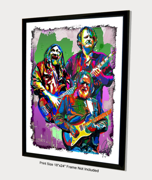 John Bell Dave Schools Jimmy Herring Rock Music Poster Print Wall Art 18x24