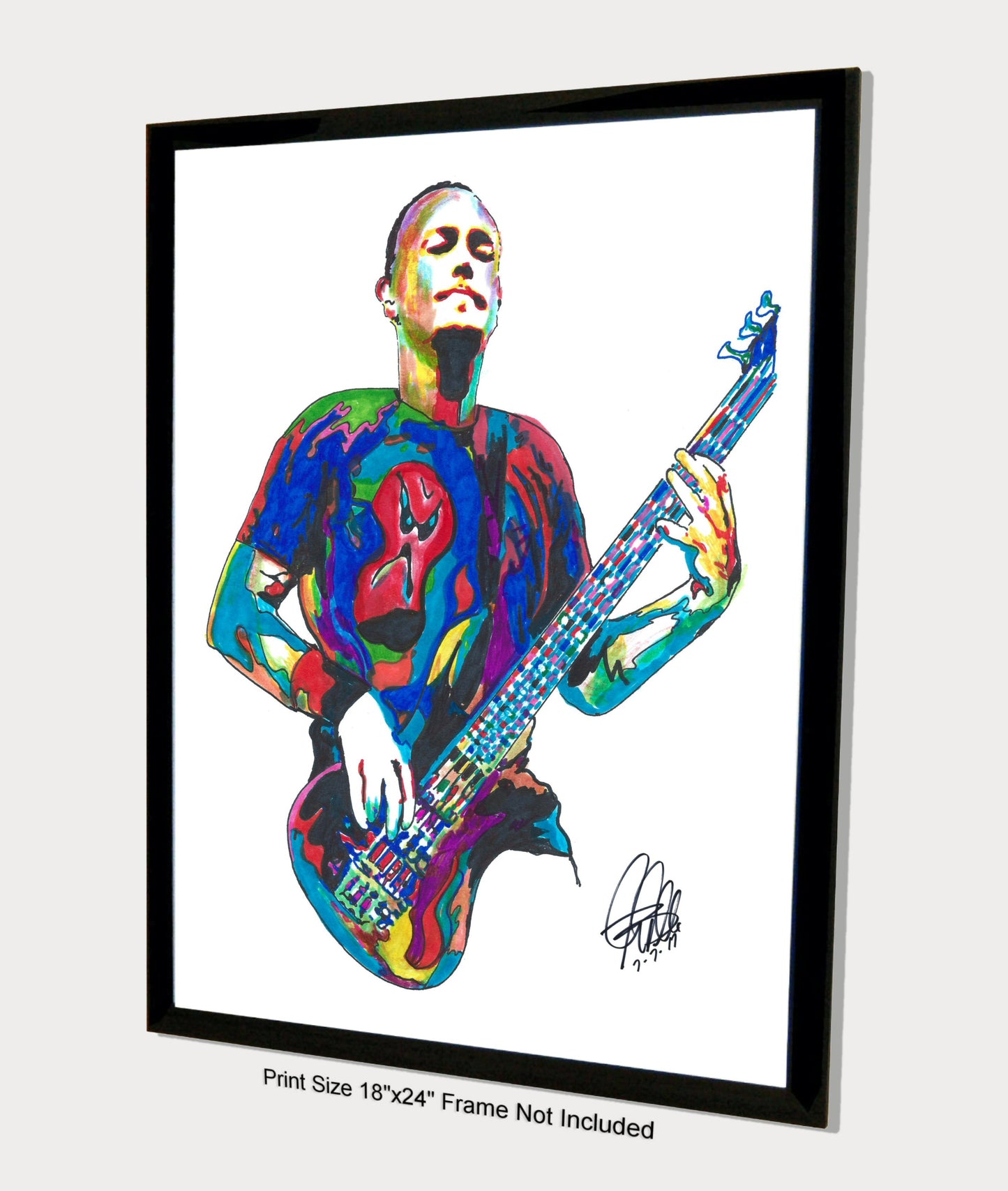 Aaron PNut Wills 311 Bass Rap Funk Rock Music Print Poster Wall Art 18x24