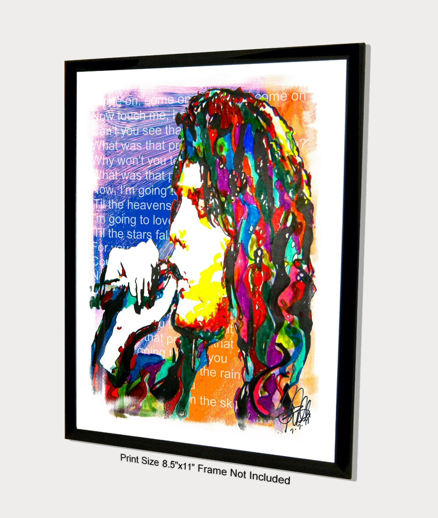 Jim Morrison The Doors Singer Blues Rock Music Poster Print Wall Art 8.5x11