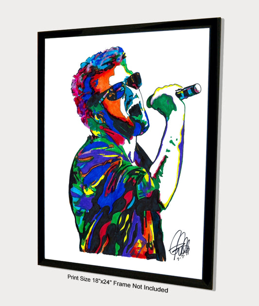 George Michael Singer Pop Music Poster Print Wall Art 18x24