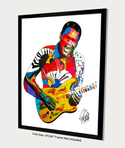 Robert Cray Singer Blues Rock Guitar Music Poster Print Wall Art 18x24