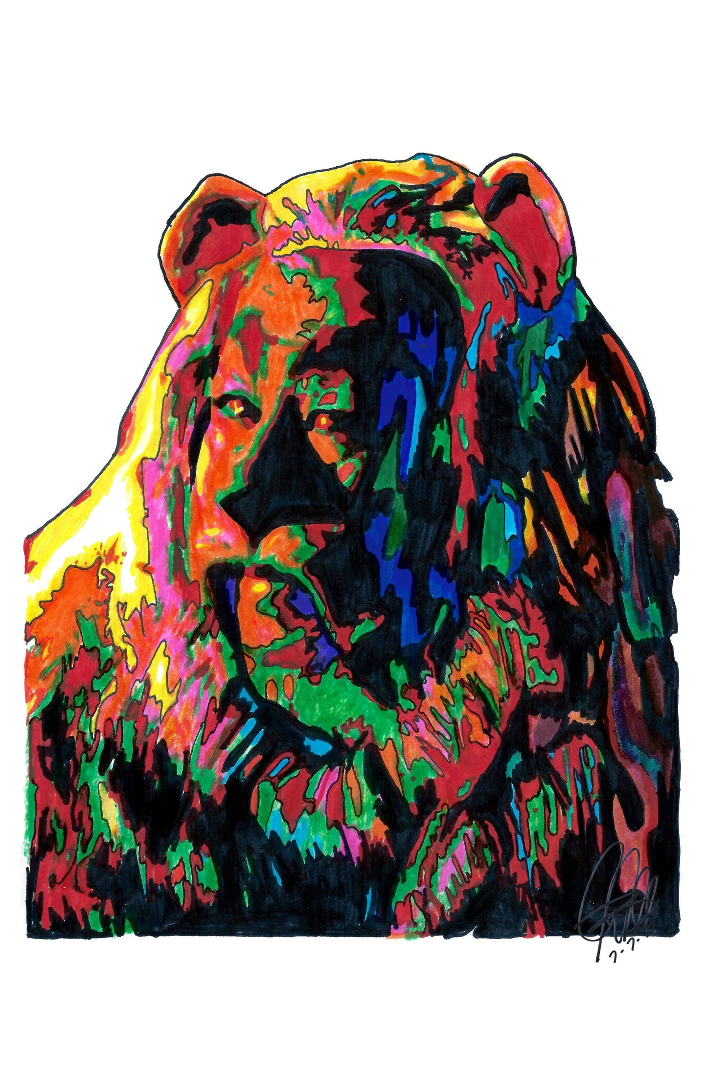 Cowardly Lion The Wizard of Oz Poster Print Wall Art 11x17