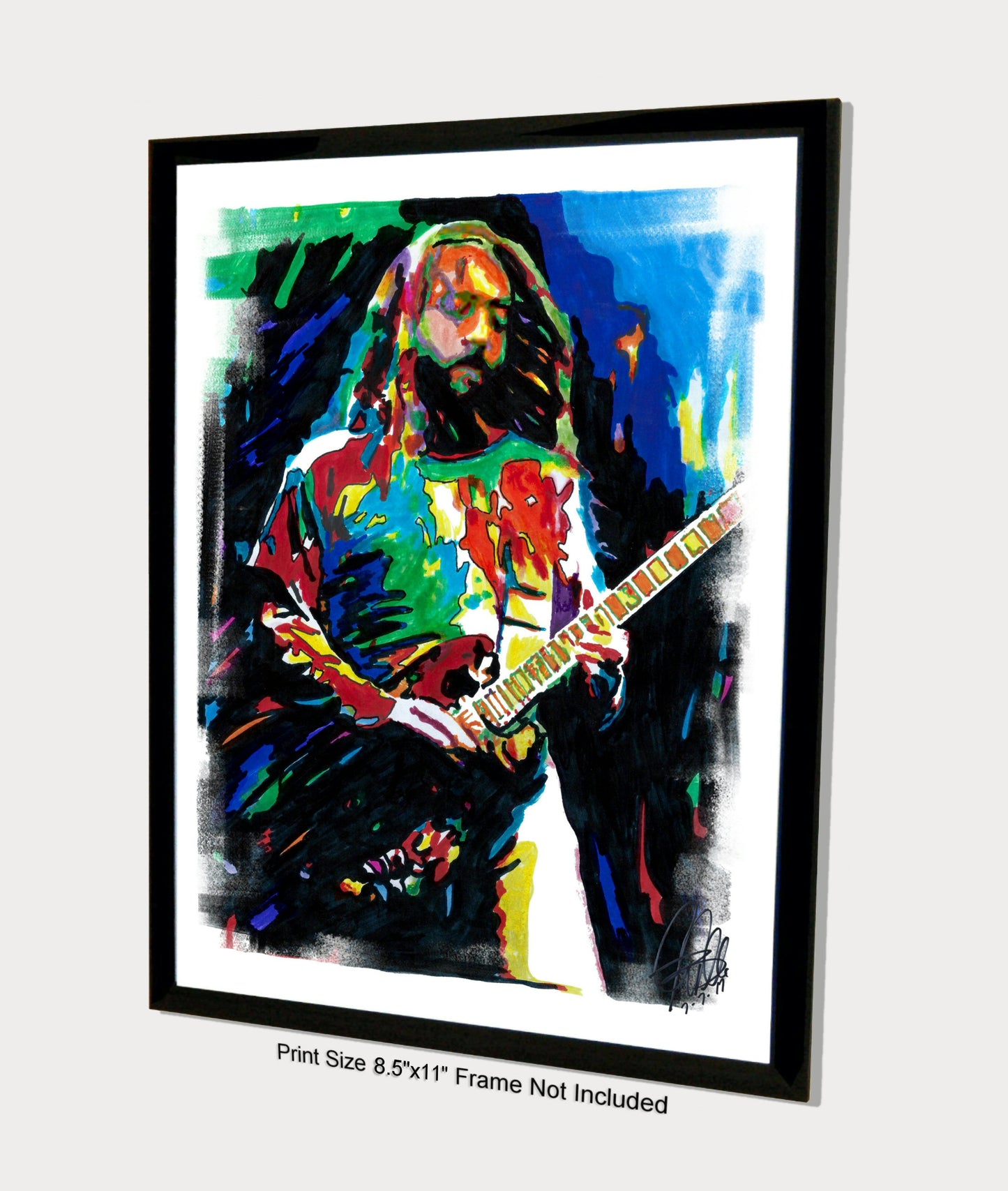 Kim Thayil Soundgarden Guitar Heavy Metal Music Poster Print Wall Art 18x24