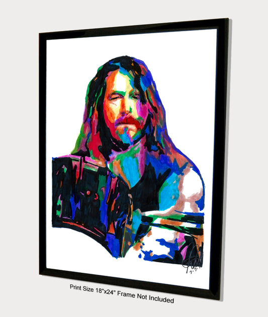 Paul Bostaph Slayer Drums Thrash Metal Rock Music Poster Print Wall Art 18x24