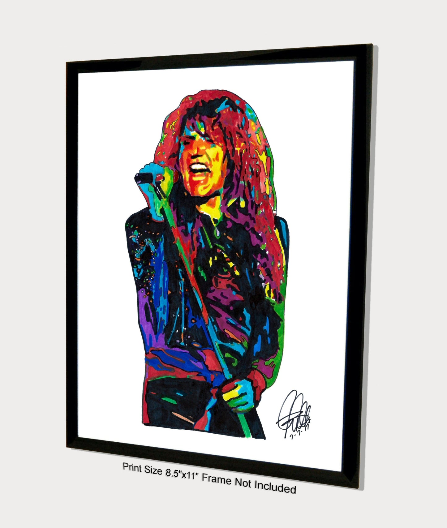 David Coverdale Whitesnake Singer Rock Music Poster Print Wall Art 8.5x11