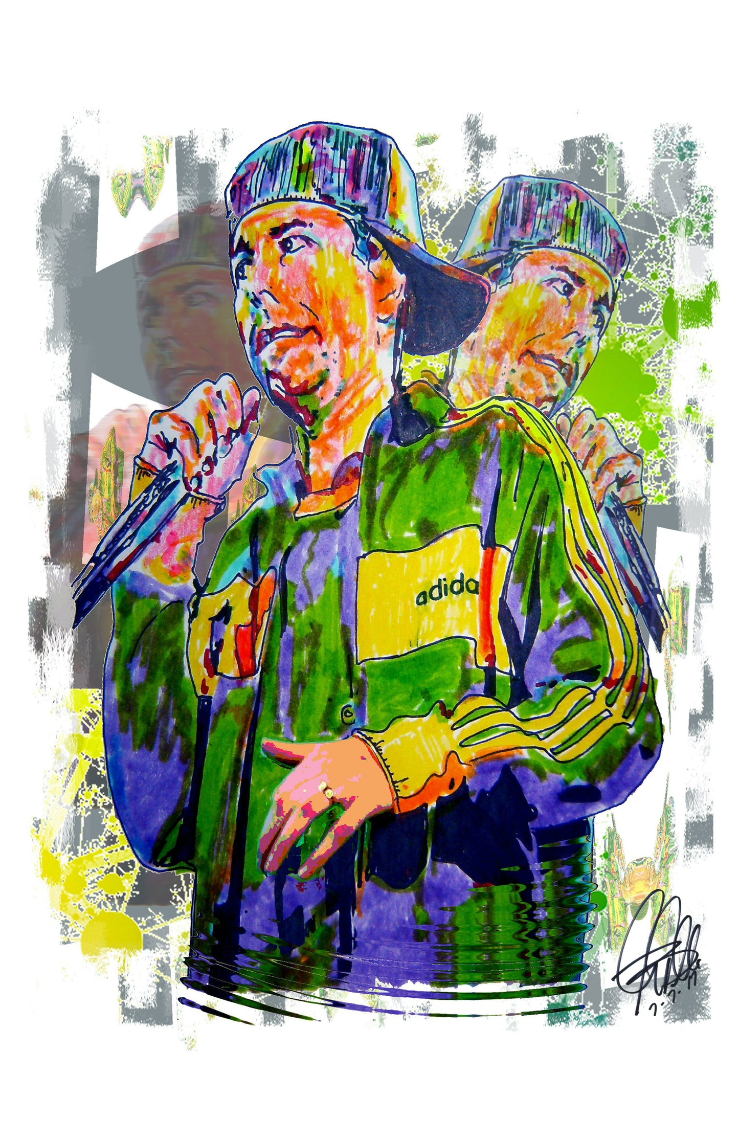 MCA Beastie Boys Adam Yauch Rock Rap Music Poster Print Wall Art 11x17