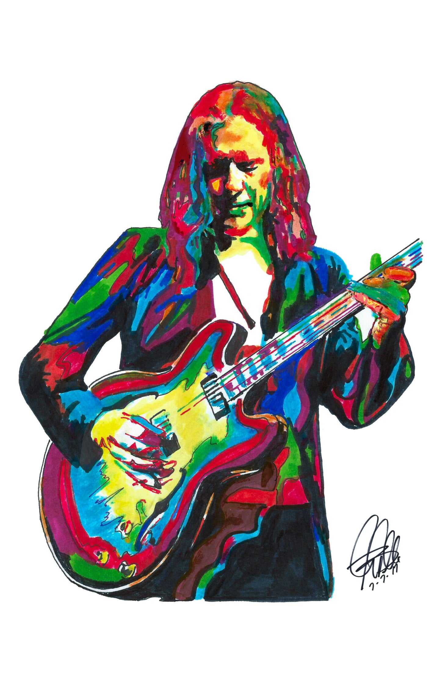 Robben Ford LA Express Yellowjackets Guitar Music Poster Print Wall Art 11x17