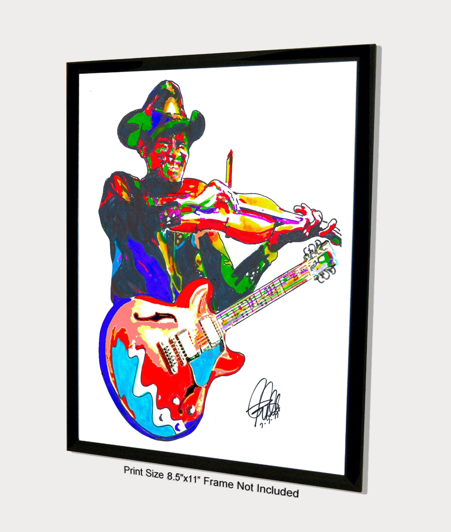 Clarence Gatemouth Brown Blues Music Poster Print Wall Art 8.5x11